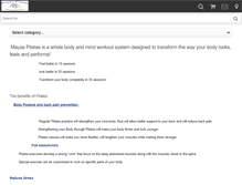 Tablet Screenshot of mayaspilates.us